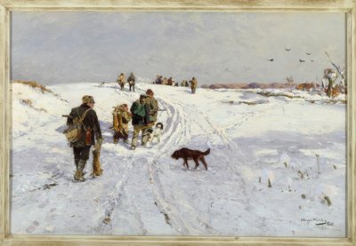 Return from the Winter Hunt by Hugo Muhlig